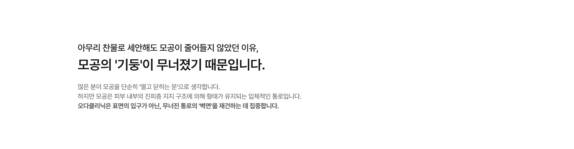 ODA 모공 리모델링 01